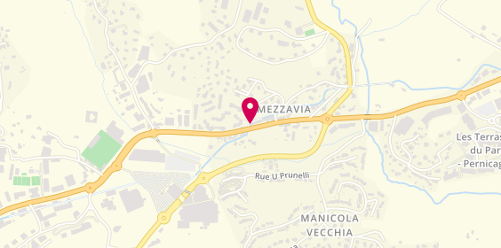 Plan de BNP Paribas - Mezzavia, Route de Mezzavia, 20167 Ajaccio