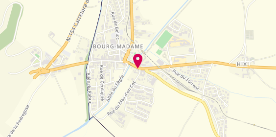 Plan de Groupama Méditerranée, 10 avenue des Guinguettes, 66760 Bourg-Madame