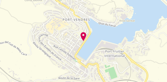 Plan de Caisse d'Epargne, 10 Quai Pierre Forgas, 66660 Port-Vendres