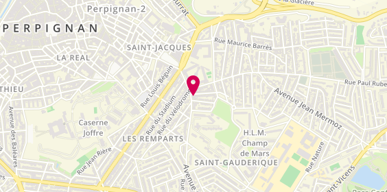 Plan de VFI, 17 avenue Georges Guynemer, 66000 Perpignan