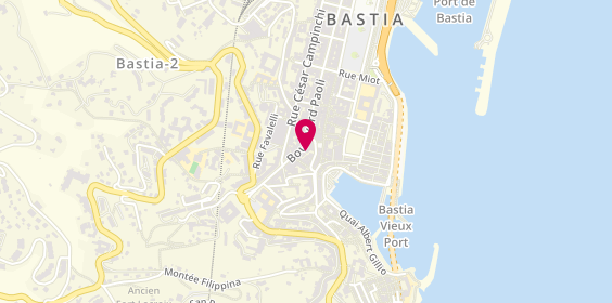 Plan de Agence de Bastia, 12 Boulevard Paoli, 20200 Bastia