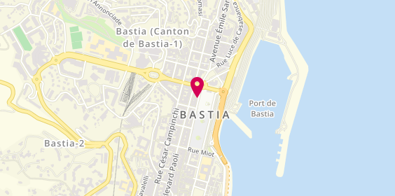 Plan de BNP Paribas - Bastia, 15 Boulevard du Général de Gaulle, 20200 Bastia