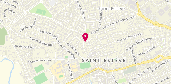 Plan de Caisse d'Epargne, 24 avenue Maréchal Joffre, 66240 Saint-Estève