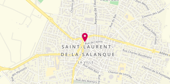 Plan de Société Générale, 1 Rue de l'Alma, 66250 Saint-Laurent-de-la-Salanque