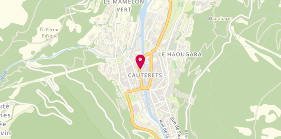 Plan de Crédit Agricole Pyrénées Gascogne - Cauterets, 14 Rue de Belfort, 65110 Cauterets