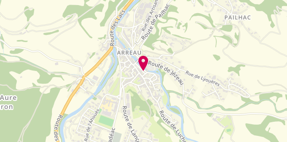 Plan de Crédit Agricole Pyrénées Gascogne - Arreau, 25 place de la Mairie, 65240 Arreau