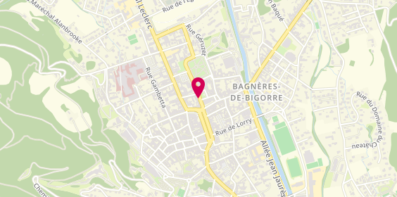 Plan de Sg, Rue Pasteur, 65200 Bagnères-de-Bigorre