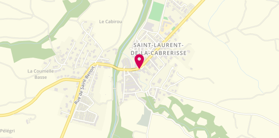 Plan de Crédit Agricole du Languedoc - Saint Laurent de la Cabrerisse, 2 Place de la Mairie, 11220 Saint-Laurent-de-la-Cabrerisse