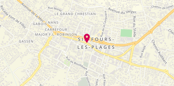 Plan de Sg, 95 Rue République, 83140 Six-Fours-les-Plages
