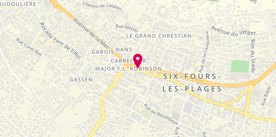 Plan de LCL, 106 Rue République, 83140 Six-Fours-les-Plages