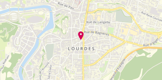 Plan de Lourdes Marcadal, 20 place Marcadal, 65100 Lourdes