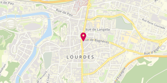 Plan de Banque Michel Inchauspé - Bami, 3 place Marcadal, 65100 Lourdes