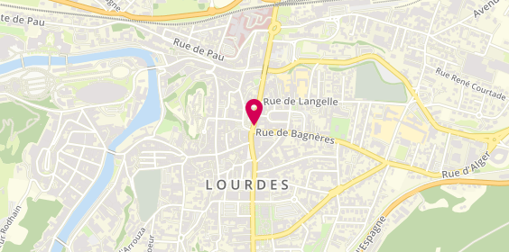 Plan de LCL Banque et assurance, 11 Rue Saint-Pierre, 65100 Lourdes