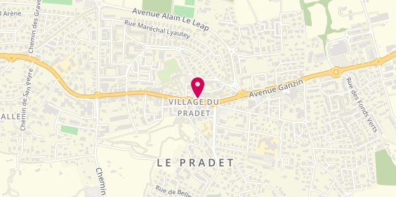 Plan de Agence le Pradet, place Charles de Gaulle, 83220 Le Pradet