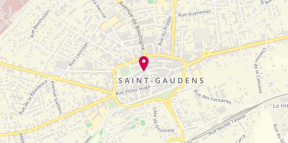 Plan de BNP Paribas - Saint Gaudens, 27 Rue de la République, 31800 Saint-Gaudens