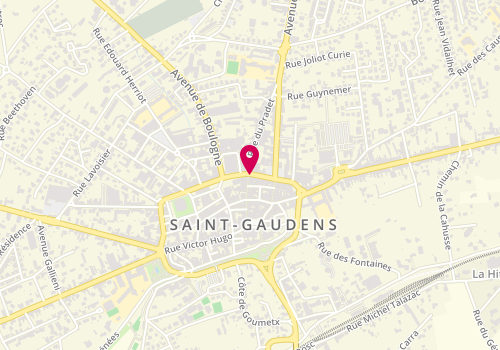 Plan de Caisse de Credit Mutuel de St Gaudens, 20 Boulevard Charles de Gaulle, 31800 Saint-Gaudens