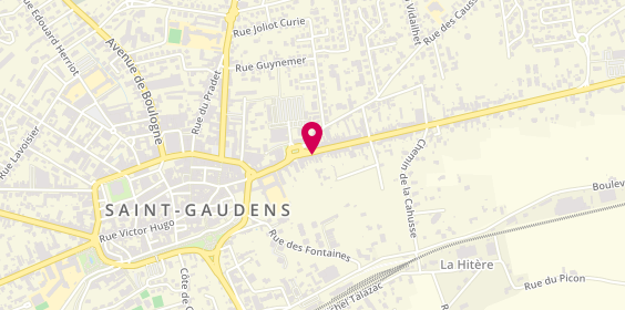 Plan de Agence de St Gaudens, 12 François Mitterrand, 31800 Saint-Gaudens