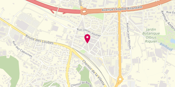 Plan de BNP Paribas - Hyeres Gare, 60 avenue Alexis Godillot, 83400 Hyères