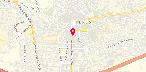 Plan de Agence Hyeres Ville, Résidence Lumières de la Ville 15 Gambetta, 83400 Hyères