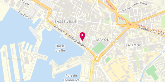 Plan de Agence Mayol, 8 place Louis Blanc, 83000 Toulon