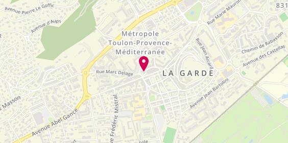 Plan de Credit Mutuel, 140-160
140 Rue Vincent Raspail, 83130 La Garde