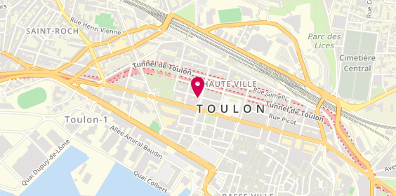 Plan de CCF Toulon, 47 avenue Vauban, 83000 Toulon