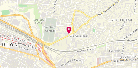 Plan de Agence Toulon la Loubiere, Boulevard de la Démocratie, 83000 Toulon