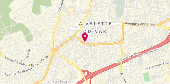 Plan de Ace Crédit, 90 avenue Doct Tremolières, 83160 La Valette-du-Var