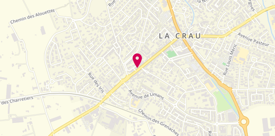 Plan de BNP Paribas - la Crau, 6 avenue de la Gare, 83260 La Crau