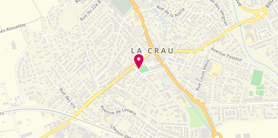 Plan de Agence la Crau, Place Félix Reynaud, 83260 La Crau