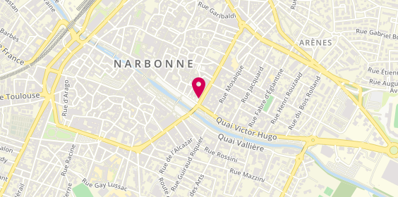 Plan de Crédit Agricole du Languedoc - Narbonne Gambetta, 1 Boulevard Gambetta, 11100 Narbonne