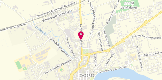 Plan de Cazeres, 47 avenue Pasteur, 31220 Cazères