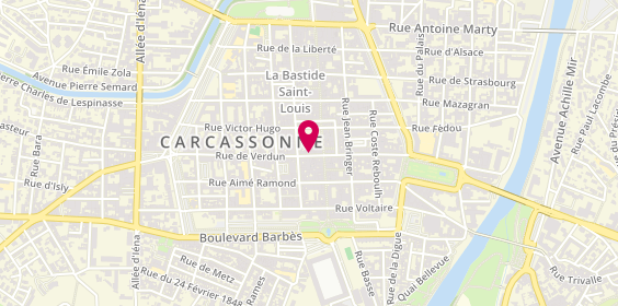 Plan de CIC, 46 Rue de Verdun, 11000 Carcassonne