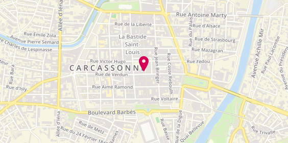Plan de LCL Banque et assurance, 29 place Carnot, 11000 Carcassonne