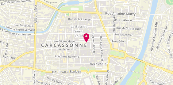 Plan de Société Générale, 6 Place Carnot, 11000 Carcassonne