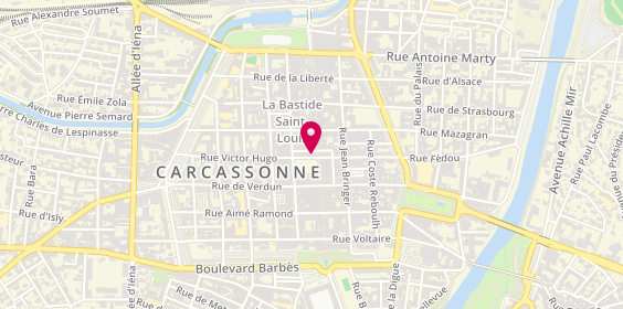 Plan de Crédit Agricole du Languedoc - Carcassonne Carnot, 8 place Carnot, 11007 Carcassonne