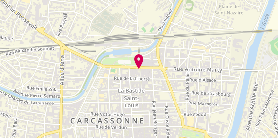 Plan de Banque de France, 15 Boulevard Omer Sarraut, 11000 Carcassonne