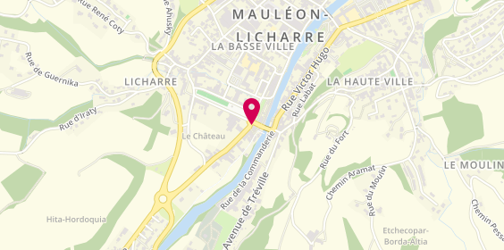Plan de Crédit Agricole, Place Croix Blanche, 64130 Mauléon-Licharre