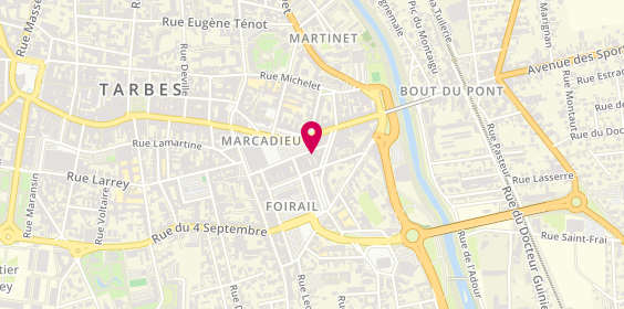 Plan de Banque Populaire Occitane, 34 place Marcadieu, 65000 Tarbes