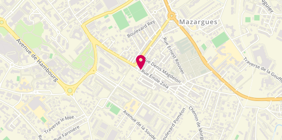 Plan de Agence Mazargues, 38-40 Rue Emile Zola, 13009 Marseille