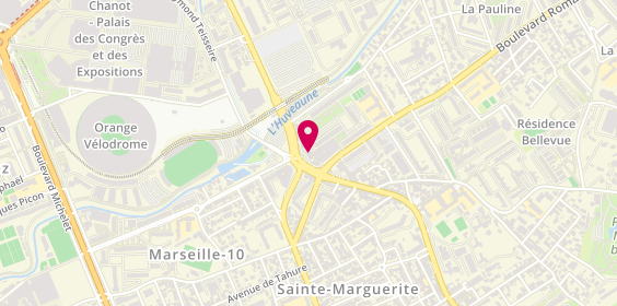 Plan de LCL Banque et assurance, 19 Boulevard de Sainte-Marguerite, 13009 Marseille