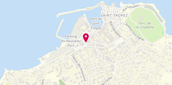 Plan de BNP Paribas, 105 General Allard, 83990 Saint-Tropez