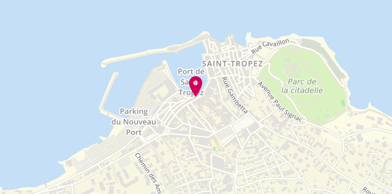 Plan de Saint Tropez G Peri, Quai Gabriel Péri, 83990 Saint-Tropez