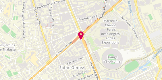Plan de Marseille Bd Michelet, 2 Boulevard Michelet, 13008 Marseille
