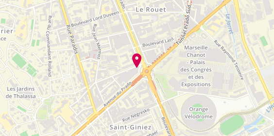 Plan de Louvre Banque Privée - Pôle de Gestion Privée Marseille, 306 avenue du Prado, 13008 Marseille