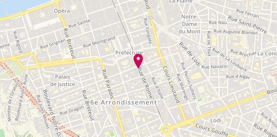 Plan de Milleis Banque Privée, 114 Rue de Rome, 13006 Marseille