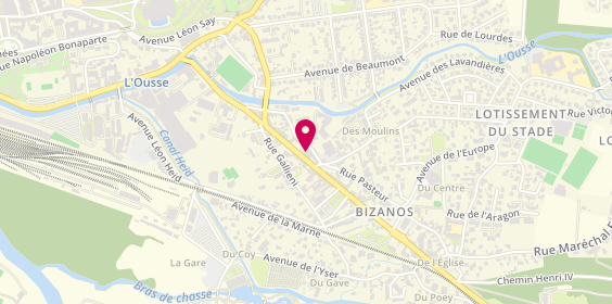 Plan de Crcam Pyrenees Gascogne, 19 Rue Georges Clémenceau, 64320 Bizanos