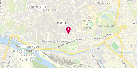 Plan de Sg Dec Pau 04168, 11 Rue Louis Barthou, 64000 Pau