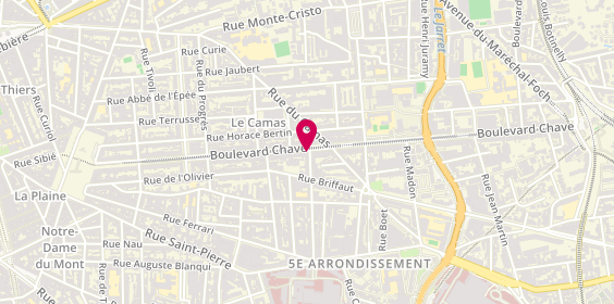 Plan de LCL Banque et assurance, 160 Boulevard Chave, 13005 Marseille