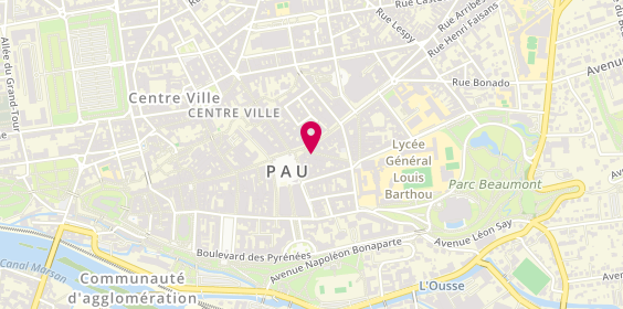 Plan de CCF Pau, 21 Rue Valéry Meunier, 64000 Pau